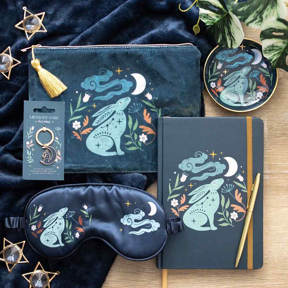Something Different - Midnight Hare Satin Schlafmaske - Mehrfarben